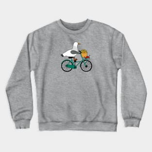 Seagull Bike Adventure Crewneck Sweatshirt